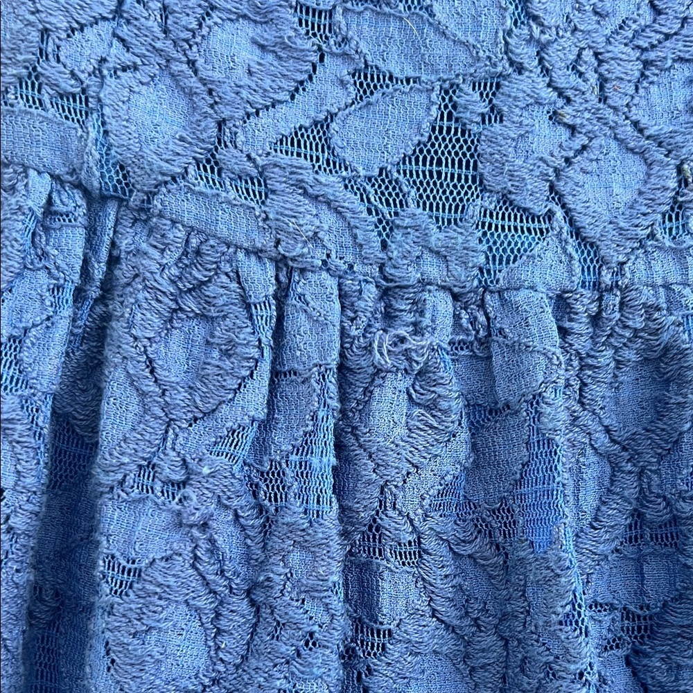 Kenzie Blue Lace Dress - Picture 3 of 7